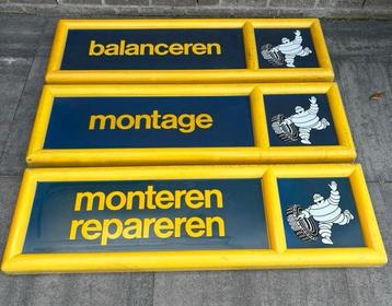 3 grote Michelin borden,balanceren,montage,montage reparatie beschikbaar voor biedingen