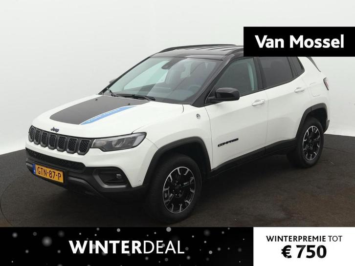 Jeep Compass 4xe 240 Plug-in Hybrid Electric Trailhawk | Nav, Auto's, Jeep, Bedrijf, Te koop, Compass, 4x4, ABS, Achteruitrijcamera