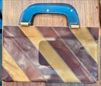 Vintage Bolsos Ronon Handtas jaren '70/'80, Ophalen of Verzenden, Gebruikt, Bruin, Handtas
