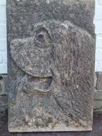 Beeld Rottweiler, hond van beton, handgemaakt, Tuin en Terras, Ophalen, Gebruikt, Beton, Dierenbeeld