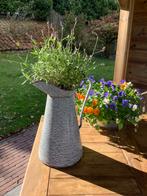 🩶 GROTE grijs gewolkte lampetkan waterkan kan, Antiek en Kunst, Antiek | Emaille, Ophalen of Verzenden