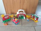 Fisherprice little people kleine boerderij, kraam en stal, Speelset, Ophalen of Verzenden, Zo goed als nieuw