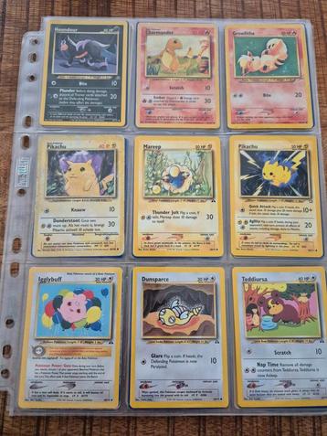 Pokémon kaarten collectie – 5 volle insteekhoesjes beschikbaar voor biedingen
