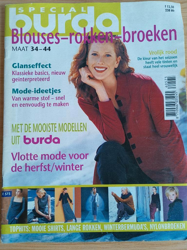 Burda special blouses rokken blouses E573, Hobby en Vrije tijd, Ophalen of Verzenden, Zo goed als nieuw, Vrouw, Burda