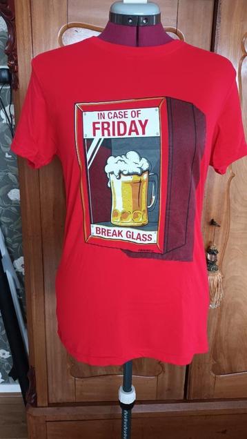 frikking t shirt rood zwart maat s jongens mannen  beschikbaar voor biedingen