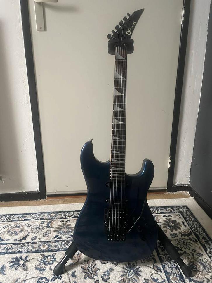 Charvel Model 4 (1989) Cobalt Blue - Zeldzaam!, Muziek en Instrumenten, Snaarinstrumenten | Gitaren | Elektrisch, Gebruikt, Solid body