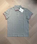 Moncler Polo shirt Grijs, Kleding | Heren, Polo's, Nieuw, Maat 52/54 (L), Grijs, Verzenden
