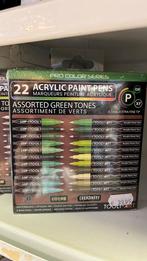Tooli-art green tones, Hobby en Vrije tijd, Tekenen, Ophalen of Verzenden, Nieuw