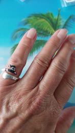 ri. open ring 'HALLOWEEN/HEKS HOED' (16mm), Sieraden, Tassen en Uiterlijk, Overige materialen, Verzenden, Nieuw, 17 tot 18