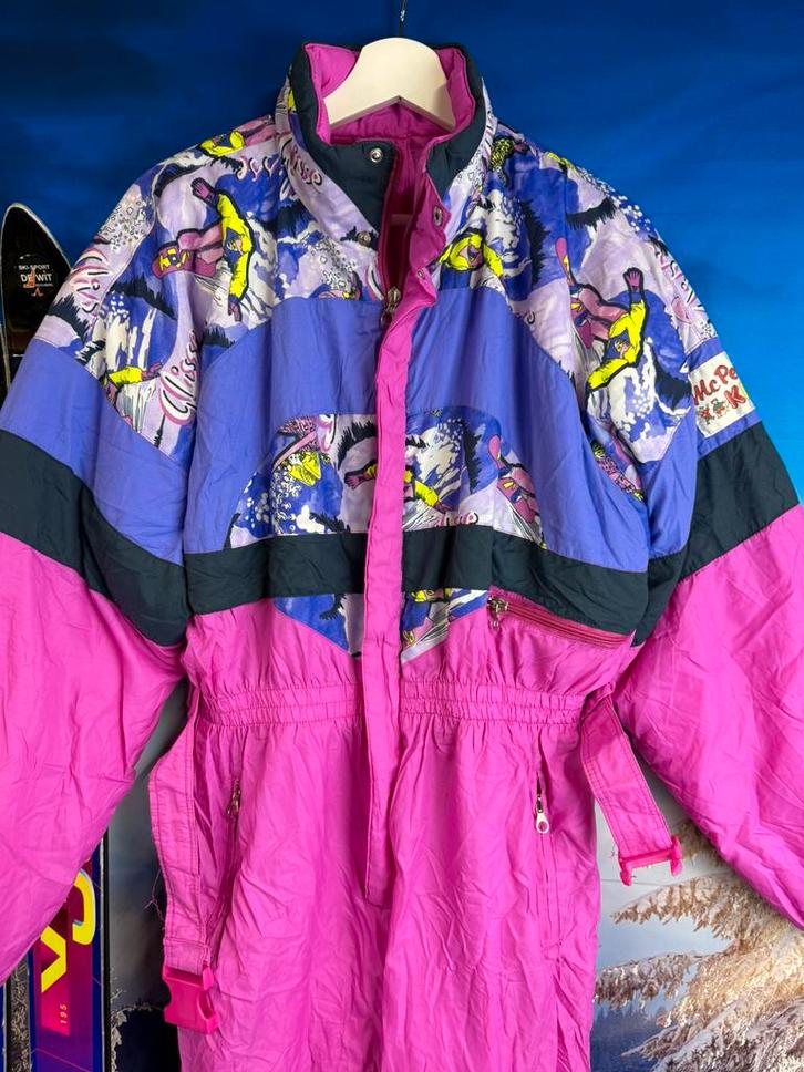 Vintage Fout Skipak van Etirel maat 170 / XS, Kleding | Dames, Wintersportkleding, Zo goed als nieuw, Pak, Maat 34 (XS) of kleiner