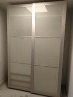 Ikea pax kast dubbele schuifdeuren met melkglas, Huis en Inrichting, Kasten | Kledingkasten, Ophalen, Gebruikt, 100 tot 150 cm