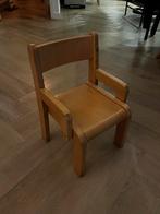 Houten peuterstoel met armleuning, Kinderen en Baby's, Kinderkamer | Tafels en Stoelen, Ophalen, Gebruikt, Stoel(en)