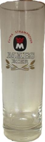 Maes Bier glas, Verzamelen, Biermerken, Ophalen of Verzenden, Gebruikt, Glas of Glazen, Overige merken