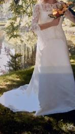 Trouwjurk ivoor maat 38 + trouwhoed, Kleding | Dames, Trouwkleding en Trouwaccessoires, Ophalen of Verzenden, Zo goed als nieuw