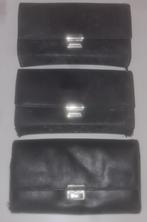 3 x lederen horeca portemonnee zwart + holsters (zie omschr), Ophalen, Zo goed als nieuw, Zwart, Leer