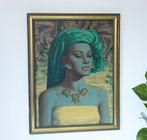 Litho Jaren 60 Vintage afbeelding Tretichkoff Balinese Lady, Ophalen of Verzenden