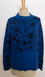 Aparte blauw/zwarte trui van Gollehaug! 40/L, Kleding | Dames, Verzenden, Zo goed als nieuw, Maat 38/40 (M), Blauw