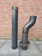 Kachelpijp set, Afvoer, Gebruikt, Ophalen of Verzenden, Rvs
