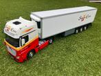 Tamiya mercedes simon loos trekker met trailer, Hobby en Vrije tijd, Ophalen, Nieuw