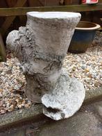 Betonnen Tuinornament - Boomstam met Paddestoelen, Ophalen, Gebruikt, Beton, Overige typen