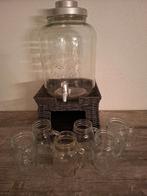 glazen drankdispenser, Ophalen, Gebruikt