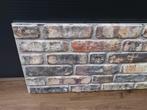 22 stuks 3D wandpanelen met baksteenmotief 120x50x2, Ophalen, Nieuw, Overige materialen, 20 tot 50 mm