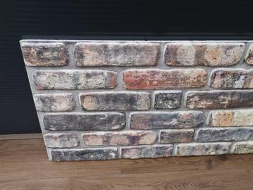 22 stuks 3D wandpanelen met baksteenmotief 120x50x2 beschikbaar voor biedingen