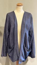Mooie linnen blazer/jas van STUDIO RUIG (42), Jasje, Blauw, Maat 42/44 (L), Ophalen of Verzenden