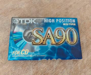 TDK SA90 Cassettebandje - Nieuw in Verpakking beschikbaar voor biedingen