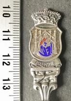 lepel, provincie Drenthe, Zilver, emaille (L2, Verzenden, Gebruikt