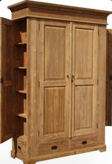 Teakhouten Jagerskast beschikbaar voor biedingen