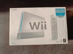 Nintendo Wii compleet met doos/boekjes (controllers kwijt), Ophalen of Verzenden, Gebruikt, Zonder controller, Met stuurtje