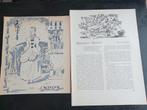 Gerard Hordijk lithografie & artikel met Litho vignet, Antiek en Kunst, Kunst | Litho's en Zeefdrukken, Verzenden