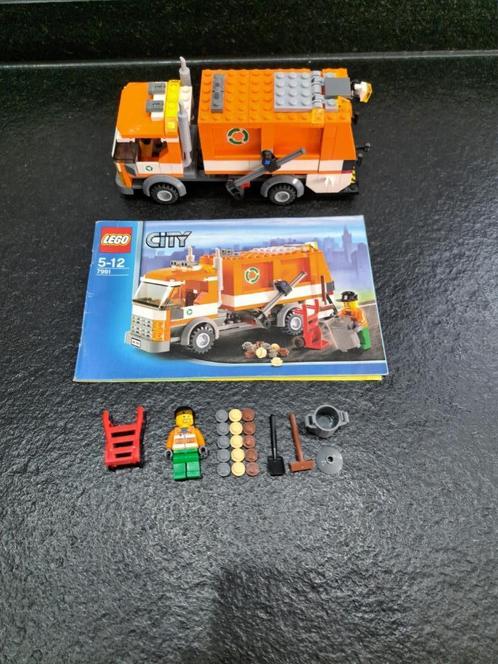 Lego City Recycle Truck #7991 - Compleet, Handleiding, Kinderen en Baby's, Speelgoed | Duplo en Lego, Zo goed als nieuw, Lego