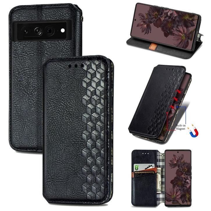 Luxe PU Lederen Wallet Case Set voor Pixel 7 Pro _ Zwart, Telecommunicatie, Mobiele telefoons | Hoesjes en Frontjes | Overige merken