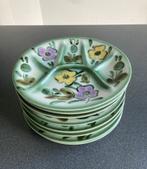 8 fonduebord gourmetbord 25cm Keralux - Boch Frères zgan, Overige materialen, Ophalen of Verzenden, Overige stijlen, Schaal of Schalen