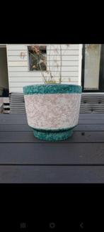 Vintage bloempot, Minder dan 30 cm, Minder dan 60 cm, Rond, Ophalen of Verzenden