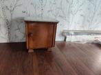 Vintage nachtkastje met stenen blad, Ophalen, Gebruikt, Minder dan 45 cm, Minder dan 55 cm