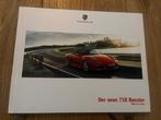 Porsche 718 Boxster autofolder 2016 hardcover brochure, Boeken, Auto's | Folders en Tijdschriften, Ophalen of Verzenden, Zo goed als nieuw