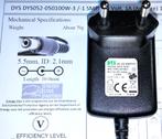 DYS 5V 1A AC DC Adapter 2.1x5.5 DYS052-050100W-3 5W 1000mA, Ophalen of Verzenden, Nieuw