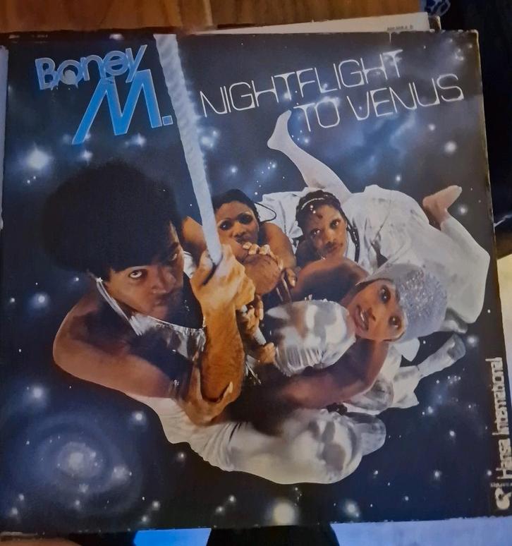 Lp Boney M. Nightflight to Venus vinyl, Cd's en Dvd's, Vinyl | Dance en House, Zo goed als nieuw, Disco, Overige formaten, Ophalen