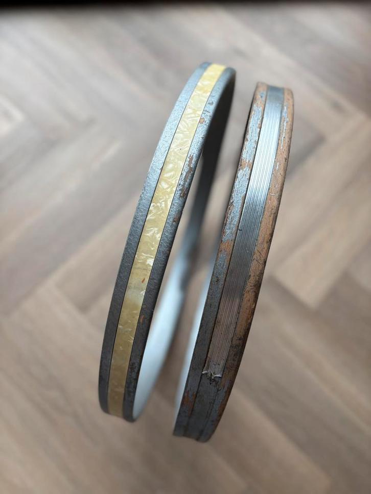 Trixon bassdrum hoops, Muziek en Instrumenten, Instrumenten | Onderdelen, Gebruikt, Drums of Percussie, Ophalen of Verzenden