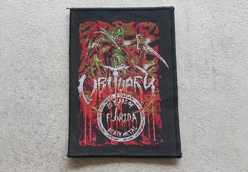 Obituary patch 20 years of florida death metal patch 068, Verzamelen, Muziek, Artiesten en Beroemdheden, Nieuw, Kleding, Verzenden