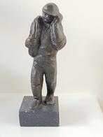 bronzen beeldje Marlies Noordkamp "de elektricien, Ophalen of Verzenden, Zo goed als nieuw, Mens