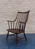 De Grandessa, lounge stoel van Lena Larsson vintage design, Huis en Inrichting, Gebruikt, Bruin, Eén, Hout