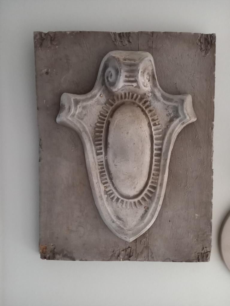 Wandbord met ornament 46x35 cm, Ophalen