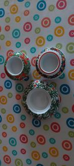 Arzberg kerst kandelaars 3 stuks, Overige materialen, Rood, Ophalen of Verzenden, Zo goed als nieuw