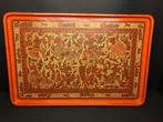 38) Oud Birmaans lakwerk dienblad., Gebruikt, ., Ophalen of Verzenden, .