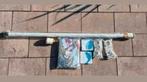 Nieuwe douchestang verstelbaar tot 3 meter met gordijn., Huis en Inrichting, Ophalen of Verzenden, Nieuw, Wit, Overige typen