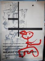 Poster Stedelijk Museum Verkenningen Sandberg, Verzamelen, Posters, Rechthoekig Staand, Verzenden, Zo goed als nieuw, A1 t/m A3